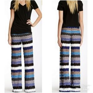 JOY HAN // groovy striped crochet pants